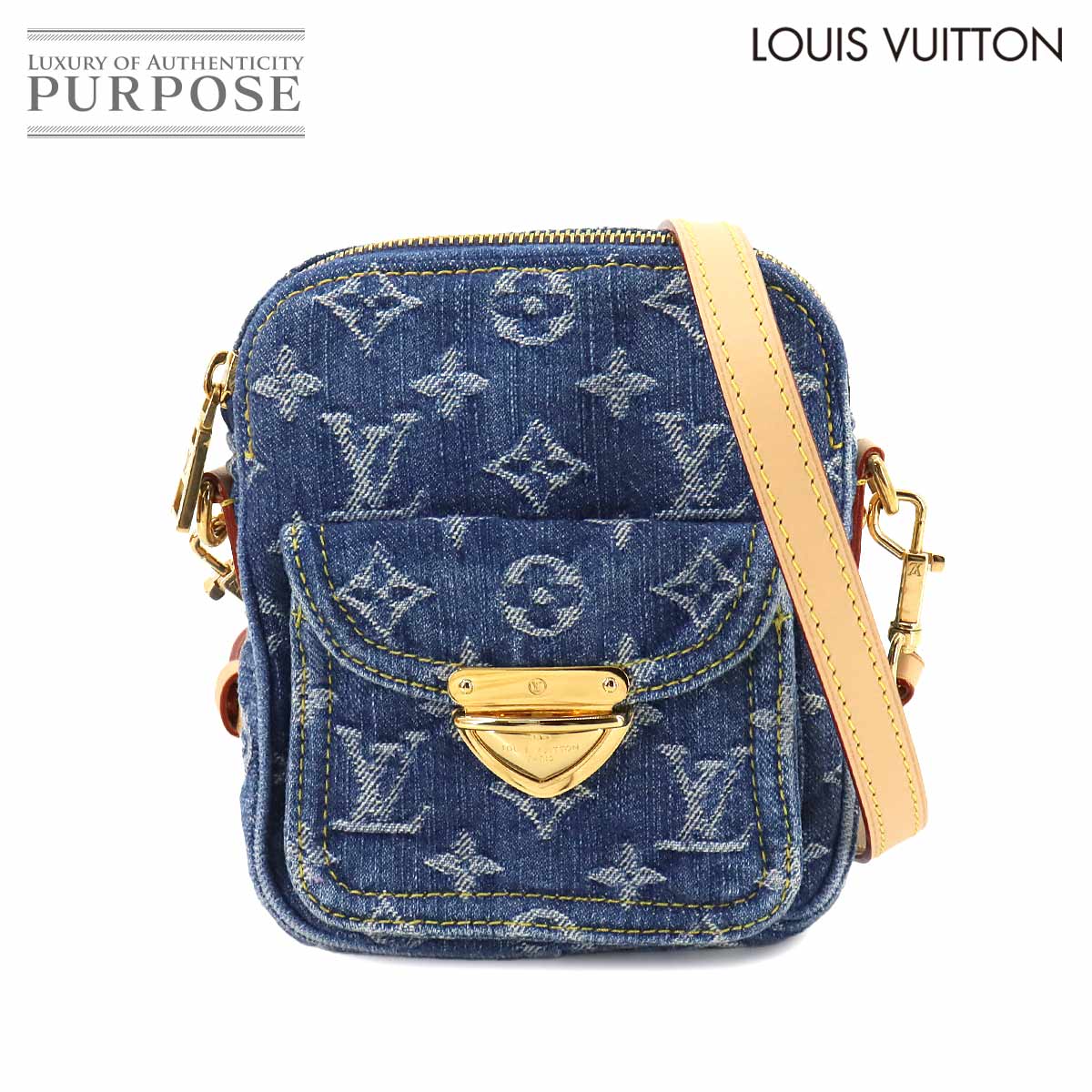 遊びゴコロ満載♪【LV×Murakami】デニムポシェット Louis Vuitton x Takashi Murakami LV D-Ring 30mm Belt White