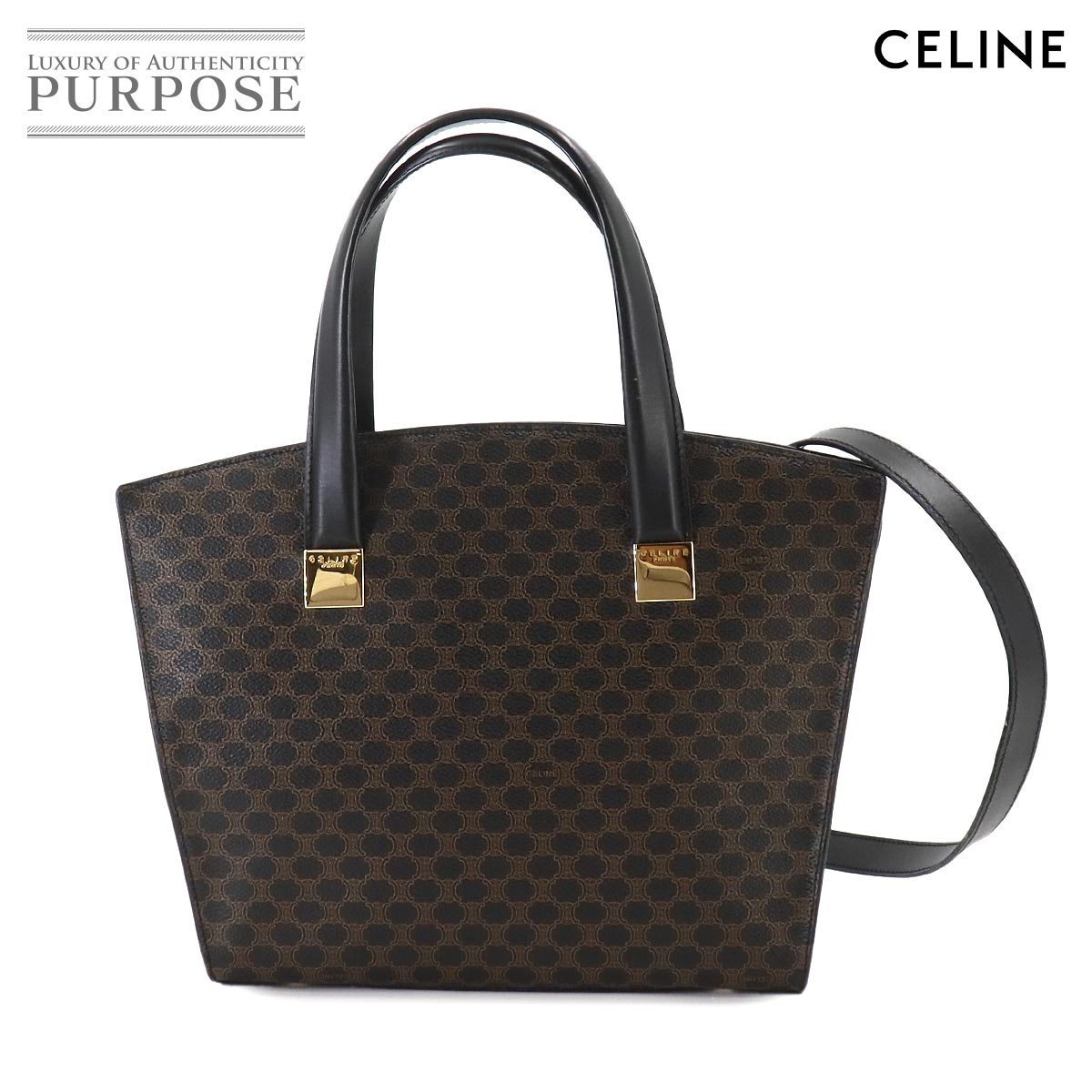 楽天市場】セリーヌ CELINE マカダム柄 2way ハンド ショルダー