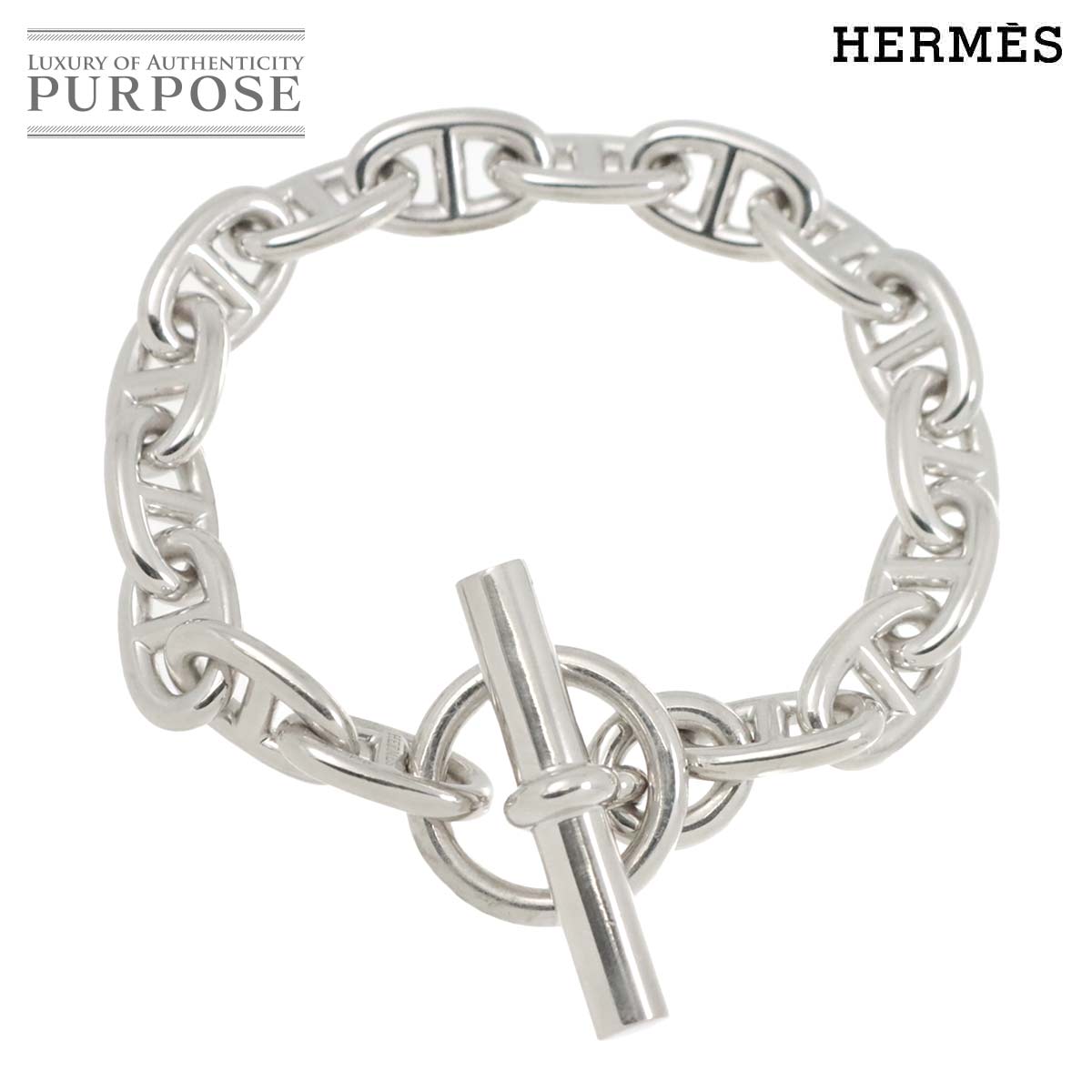 入手困難！【HERMES】シェーヌダンクル Chaine d'Ancre MM HERMES(エルメス)の入手困難なシルバージュエリー