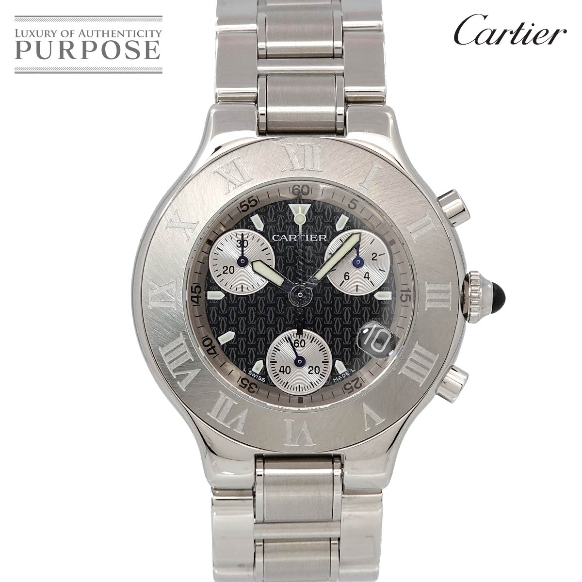 楽天市場】Cartier カルティエ マスト21 ヴァンテアン クロノスカフ