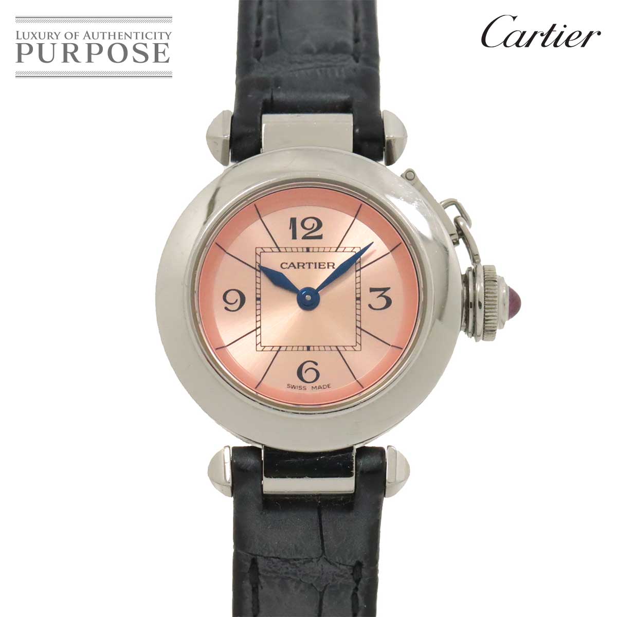YU0035カルティエ Cartier W3140025ミスパシャ クォーツ 楽天市場】カルティエ ミスパシャ W3140025 腕時計 シルバーx