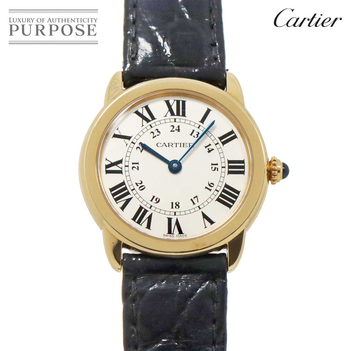 美品　Cartier 腕時計 ロンドソロ　メンズ 楽天市場】カルティエ Cartier ロンドソロ ドゥ カルティエ LM