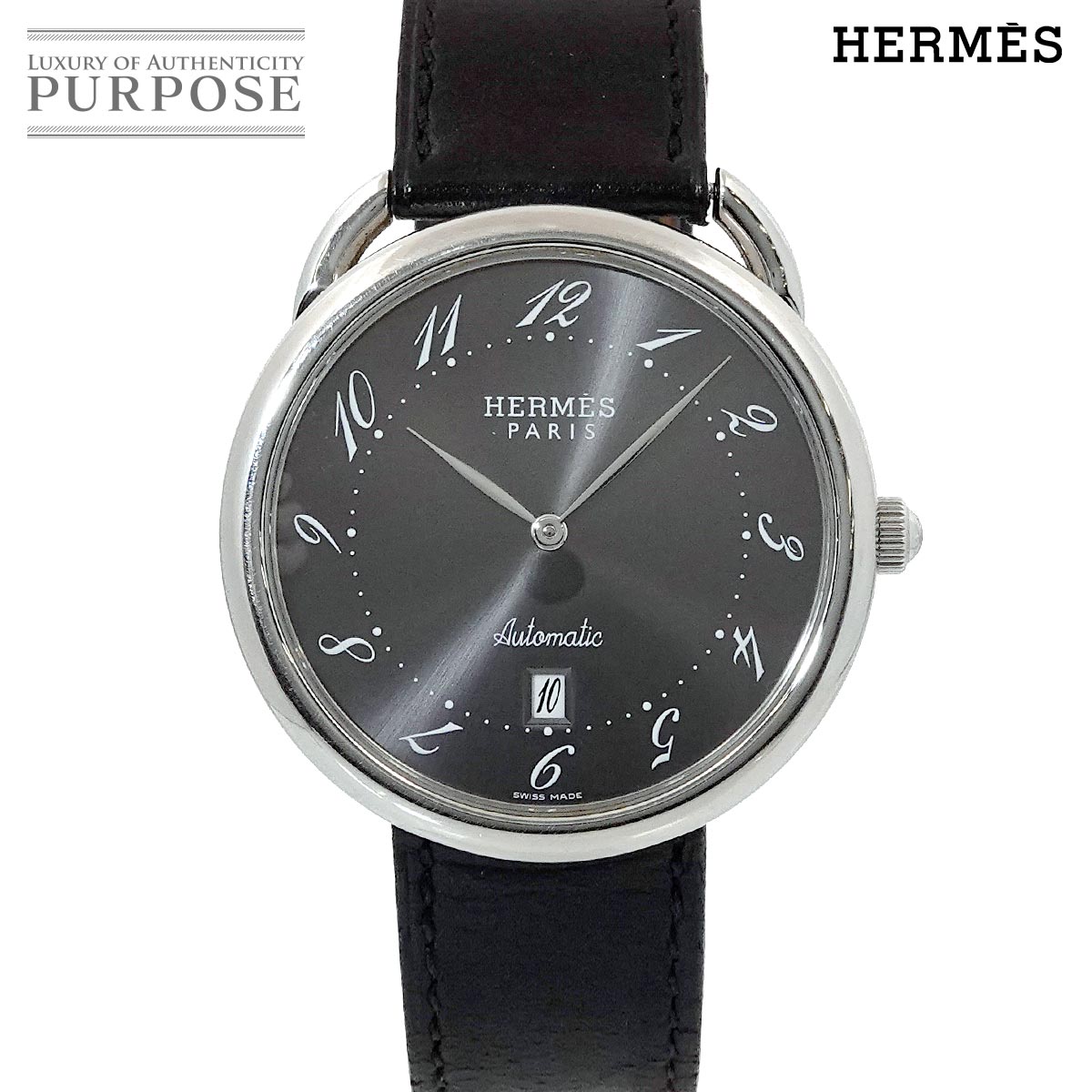 土日限定特価！　HERMES Arceau クォーツ時計 Arceau watch, 40 mm | Hermès Hong Kong SAR
