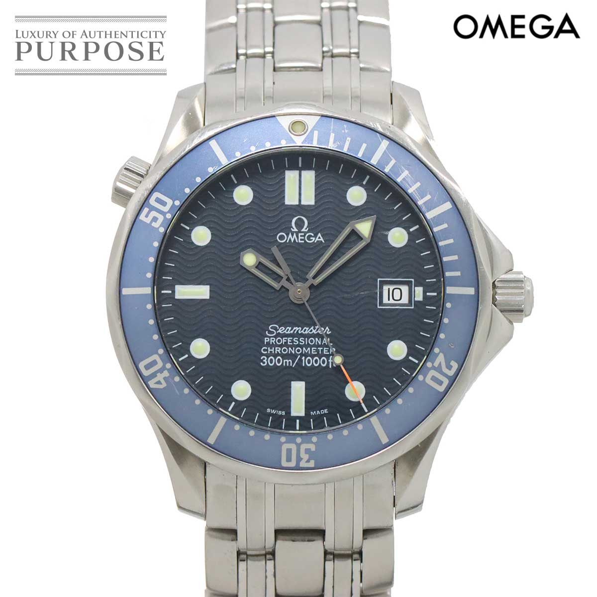 【美品・稼働品】オメガ OMEGA シーマスター 300 デイト 2582.80 OMEGA オメガ 2582.80 シーマスター300 デイト クォーツ