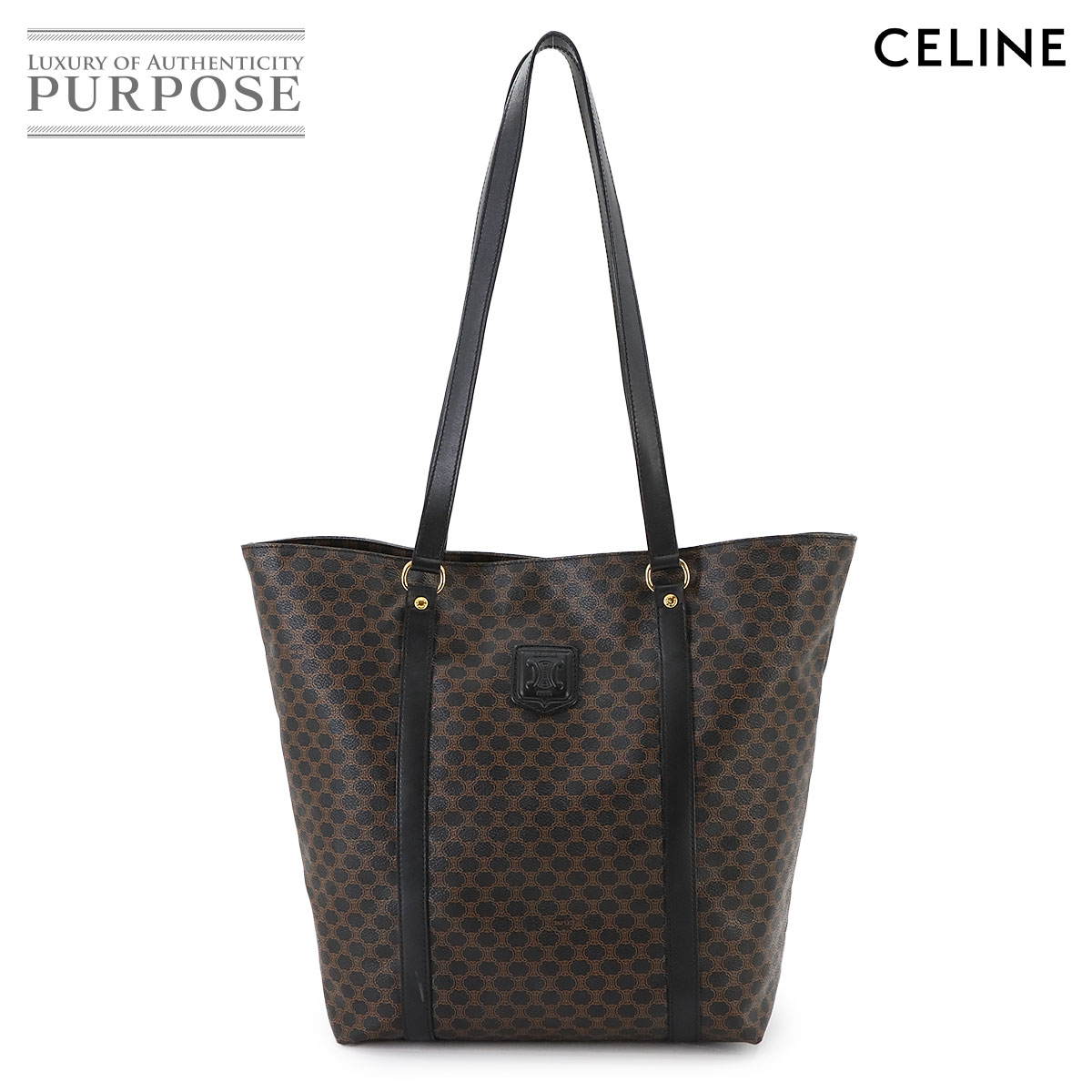 楽天市場】セリーヌ CELINE マカダム柄 トート バッグ PVC