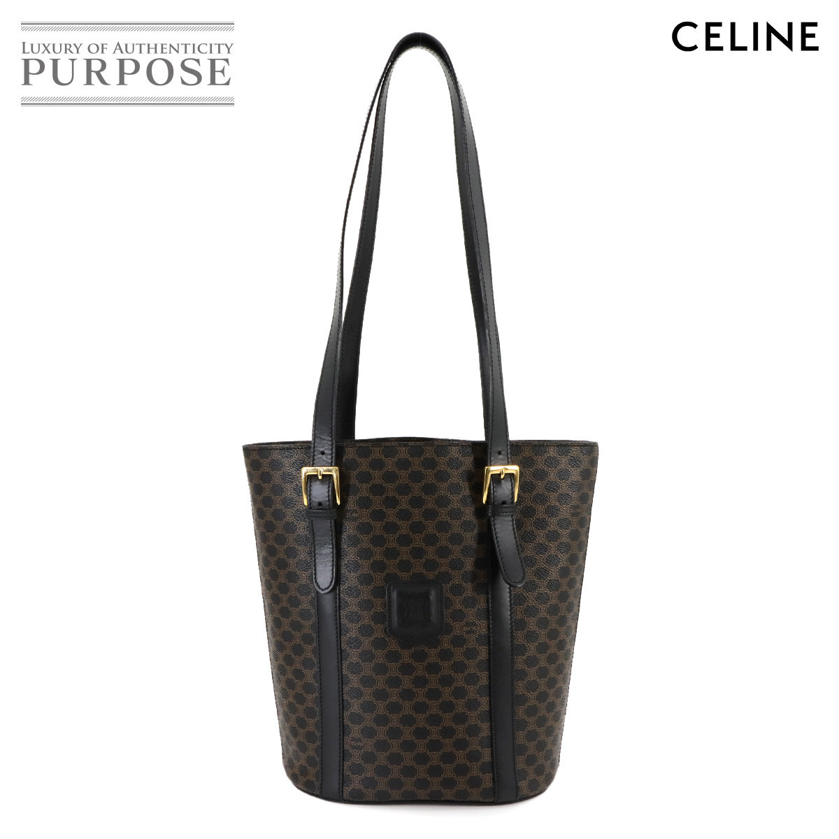 楽天市場】セリーヌ CELINE マカダム柄 トート バッグ PVC