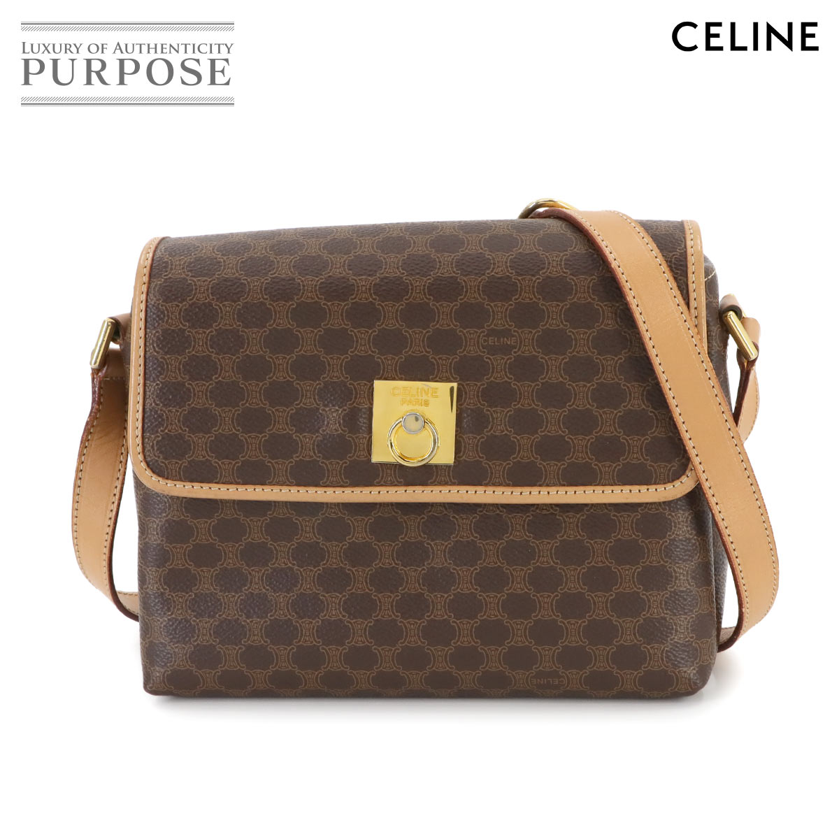 楽天市場】CELINE セリーヌ マカダム柄 ブラゾン柄 ショルダー