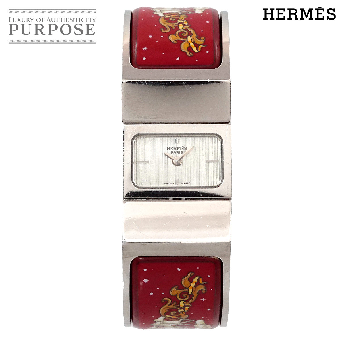 楽天市場】エルメス HERMES ロケ L01 201 バングル ウォッチ