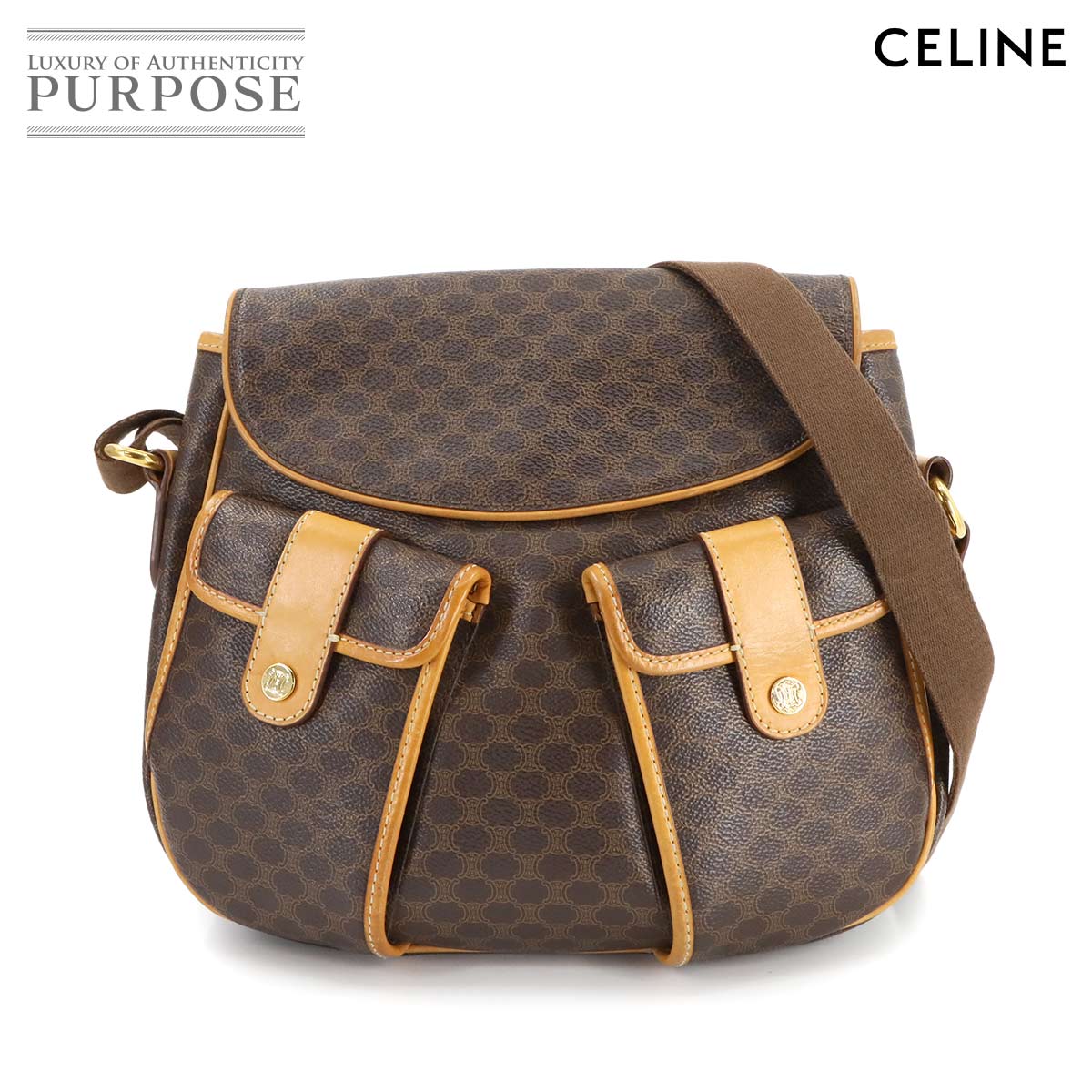 楽天市場】CELINE セリーヌ マカダム柄 ブラゾン柄 ショルダー