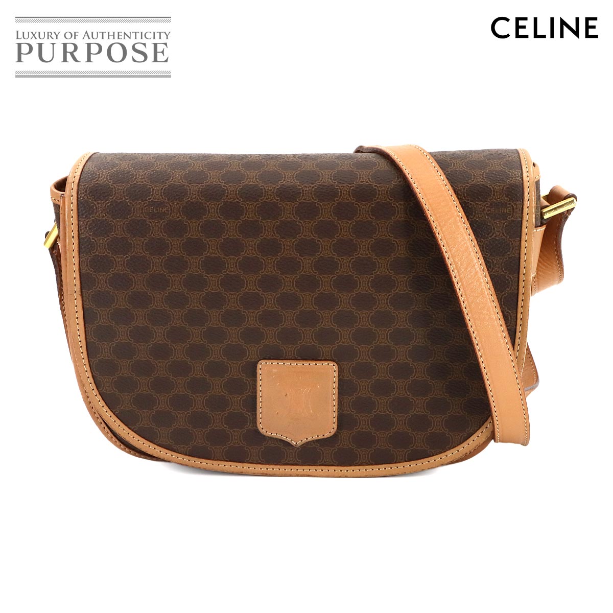 ⭐CELINE⭐　美品　セリーヌ　ショルダーバッグ　マカダム柄　ブラウン 楽天市場】【10%OFF】 セリーヌ ショルダーバッグ マカダム PVC