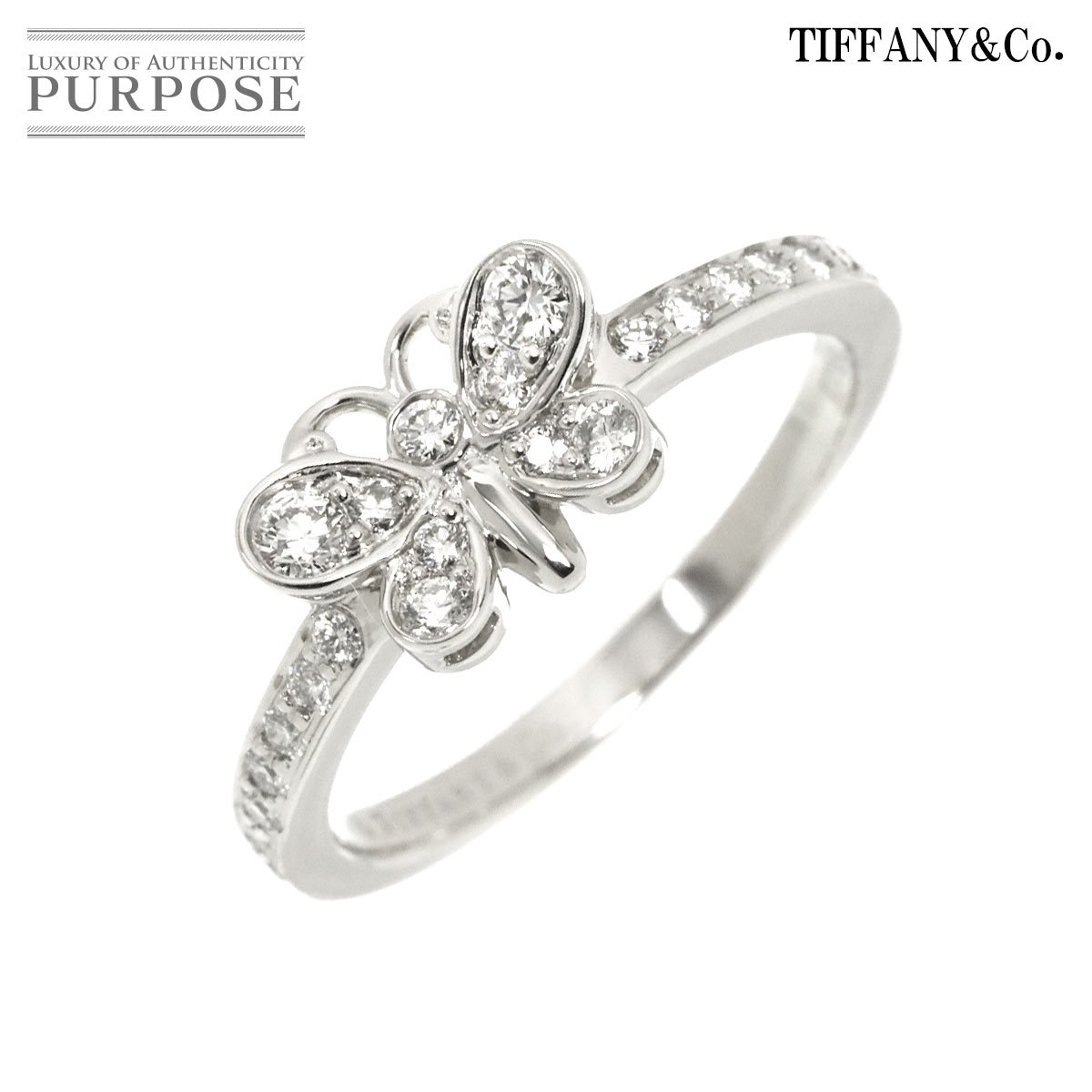 楽天市場】TIFFANY&Co ティファニー バタフライ モチーフ ダイヤ