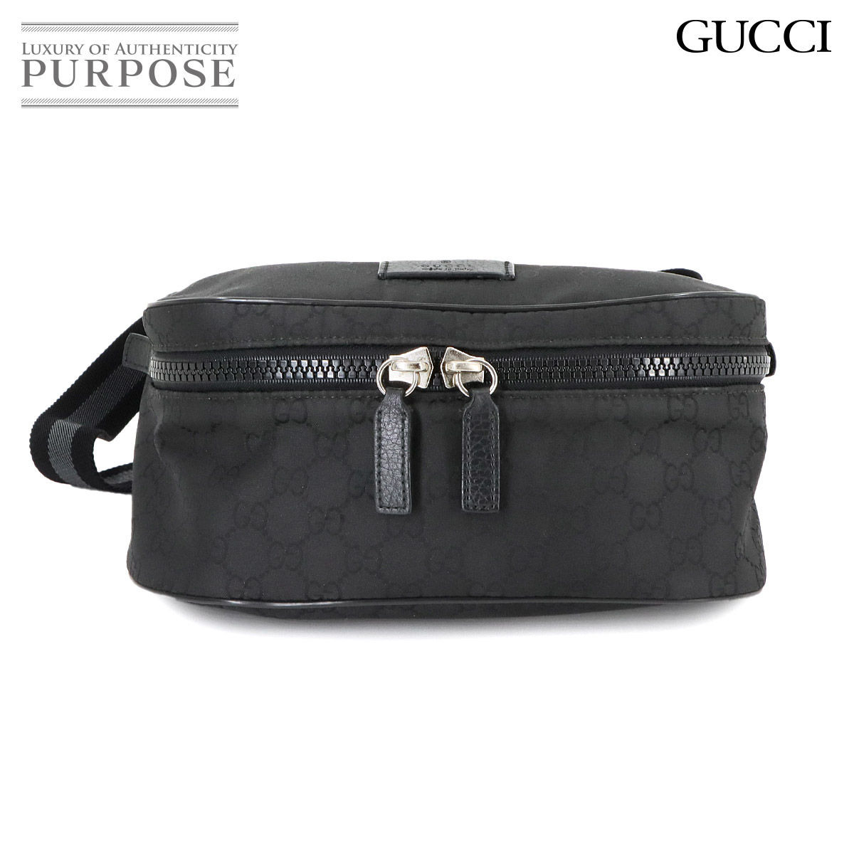 美品☆　グッチ　ボディバッグ　ウエストバッグ　GG　ナイロン　レザー 楽天市場】GUCCI グッチ GGナイロン ボディバッグ ウエスト