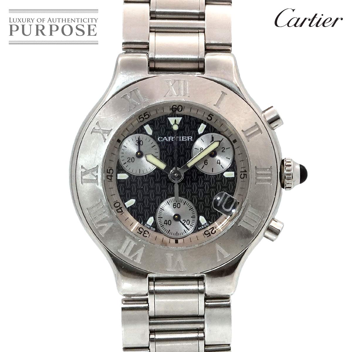 楽天市場】【ウォッチ】 Cartier カルティエ マスト21