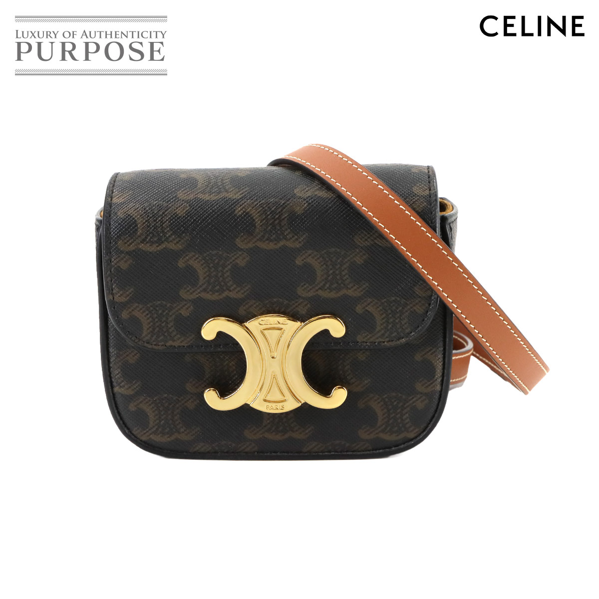 y.y ✨CELINE ショルダーバッグ 2way トリオンフ金具 楽天市場】【未使用 展示品】 セリーヌ CELINE トリオンフ
