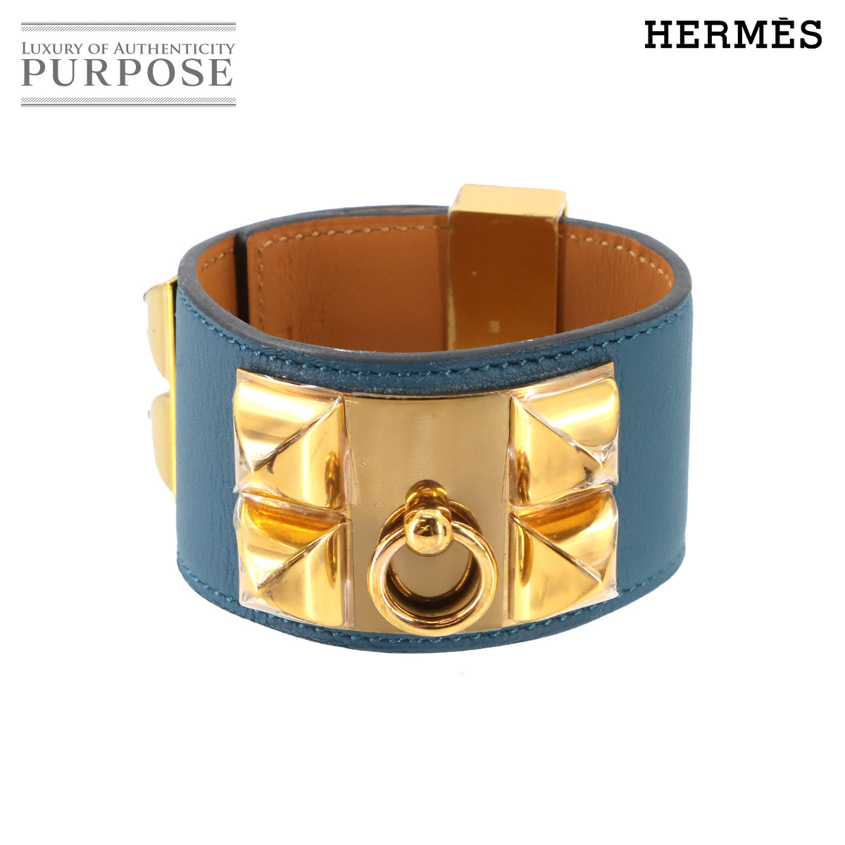 楽天市場】HERMES エルメス バングル コリエドシアン メドール