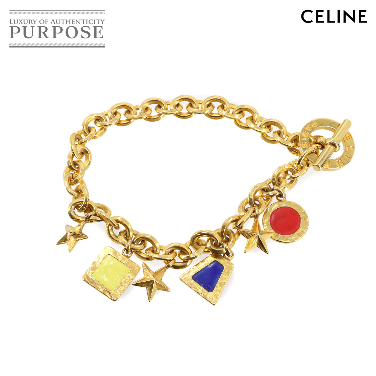 楽天市場】CELINE【セリーヌ】マンシェット ブレスレット