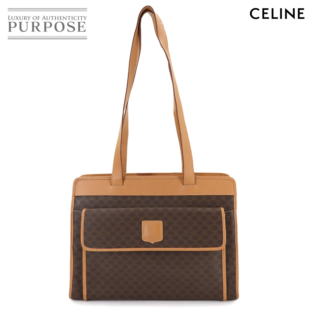 Celine ★ VINTAGE MACADAM トートバッグ VINTAGE CELINE/セリーヌ】マカダムトートバッグ（トートバッグ