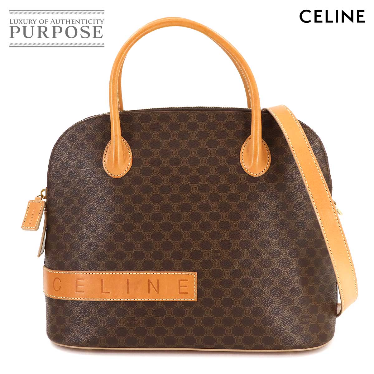 楽天市場】セリーヌ CELINE マカダム柄 2way ハンド ショルダー