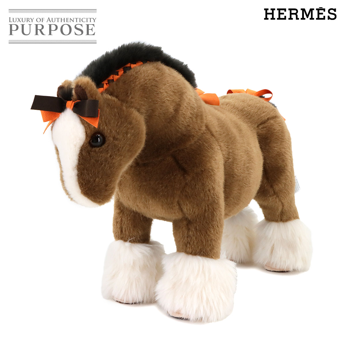 楽天市場】エルメス HERMES エルミーPPM 馬 ぬいぐるみ オブジェ