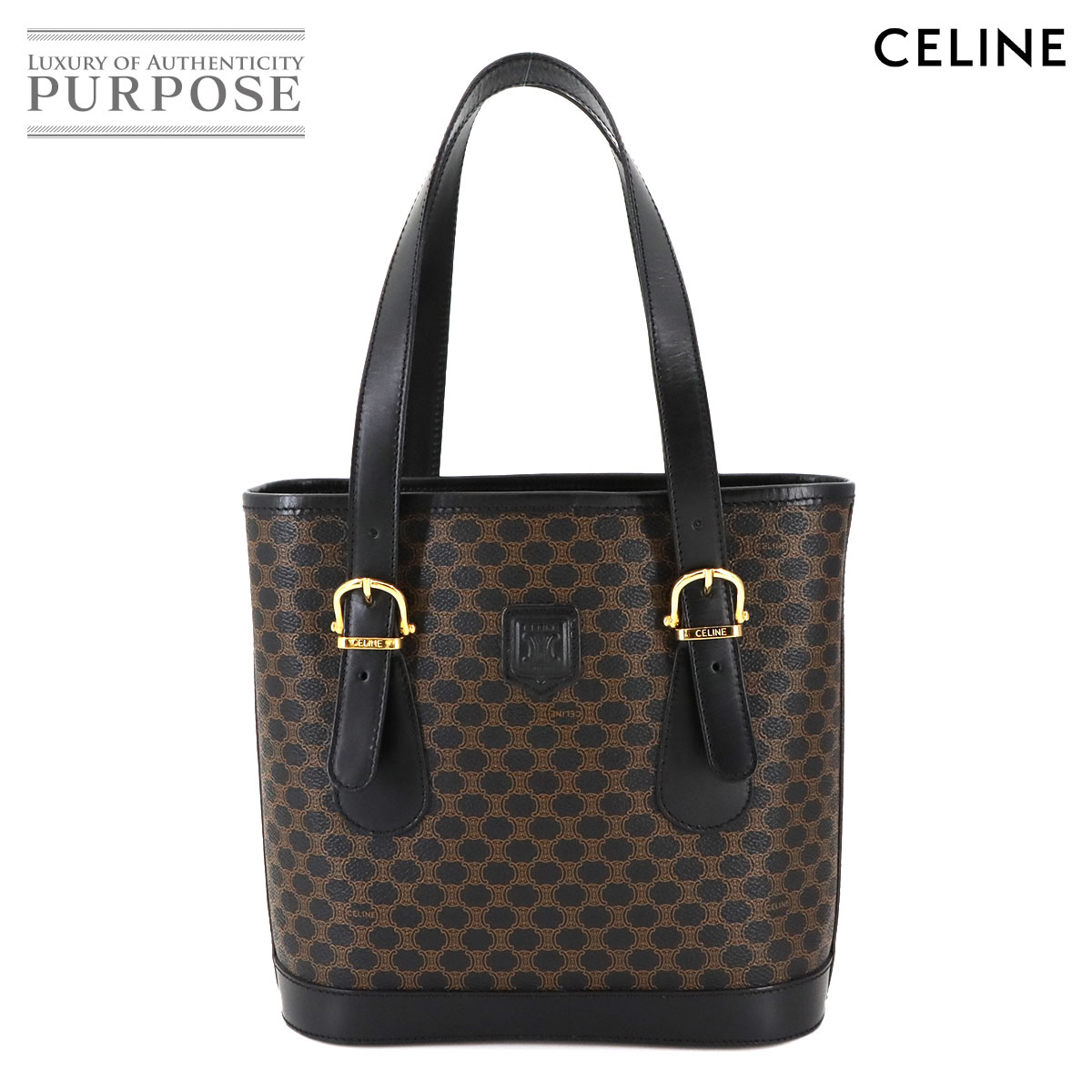 楽天市場】セリーヌ CELINE マカダム柄 トート バッグ PVC