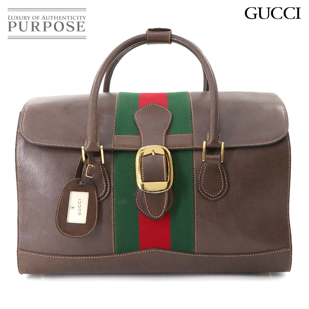GUCCI　オールドグッチ　ボストンバッグ　レザー　ホースビット柄　ブラウン 楽天市場】GUCCI グッチ ヴィンテージ オールドグッチ ホース