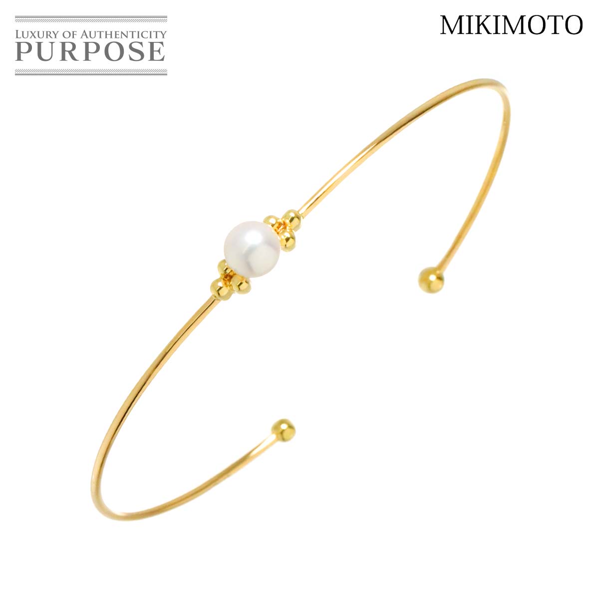 新品同様‼️現行品　ミキモトブレスレット MIKIMOTO ミキモト ブレスレット K18ホワイトゴールド パール 約