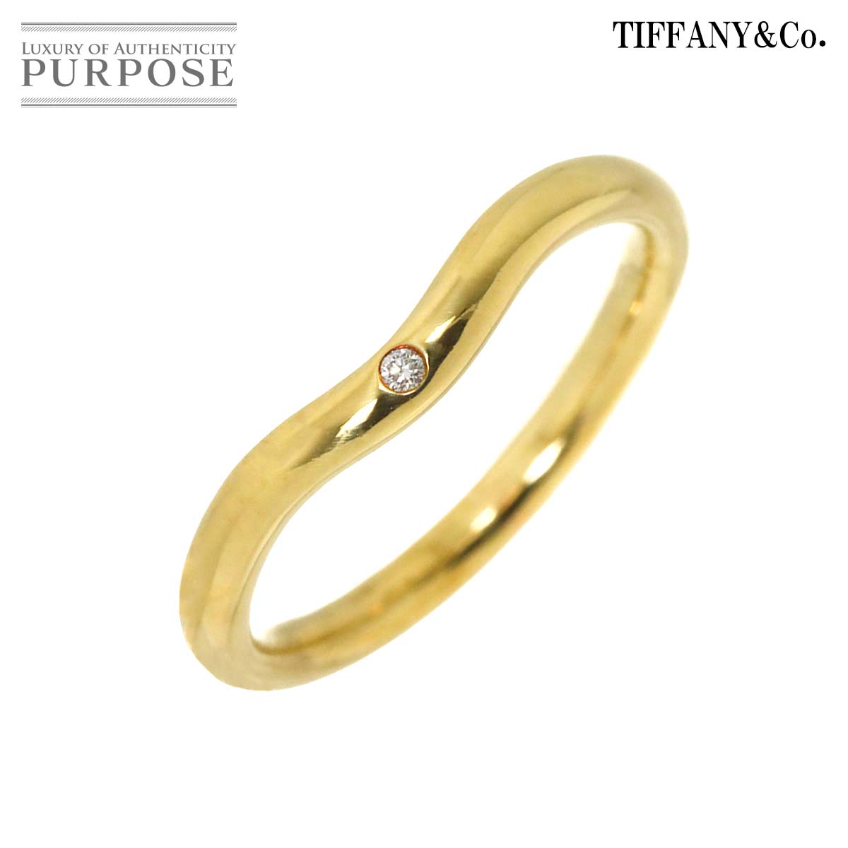 楽天市場】ティファニー Tiffany & Co. リング カーブド バンド