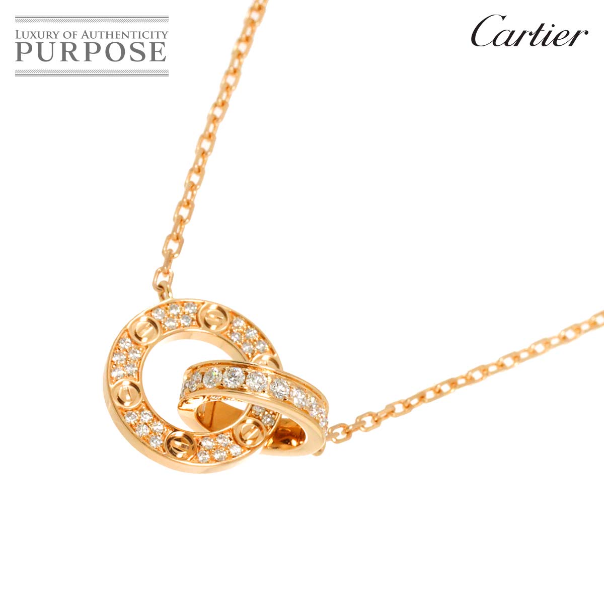 美品　カルティエ　ホワイトゴールド　750　ラブ　チャーム　ペンダントトップ Cartier カルティエ CARTIER ラブ チャーム WG ホワイトゴールド
