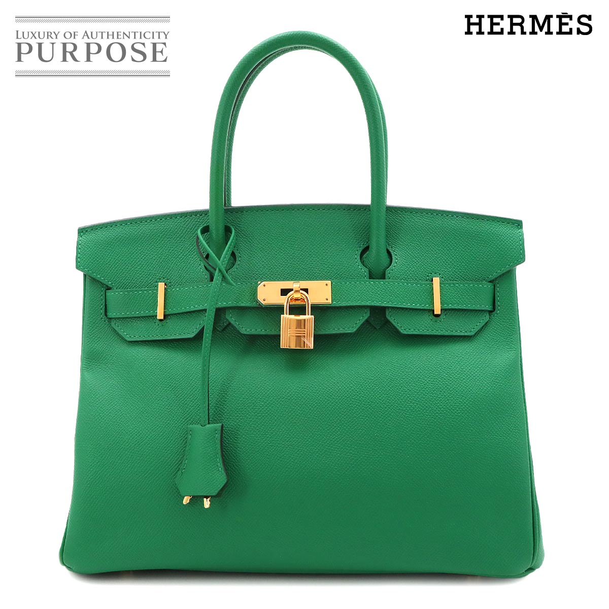 【美品】 エルメス HERMES バーキン30 エプソン ヴェールヴェルティコ ハンド バッグ A刻印 ゴールド 金具 Birkin 【中古】|VINTAGE LOVER PURPOSE