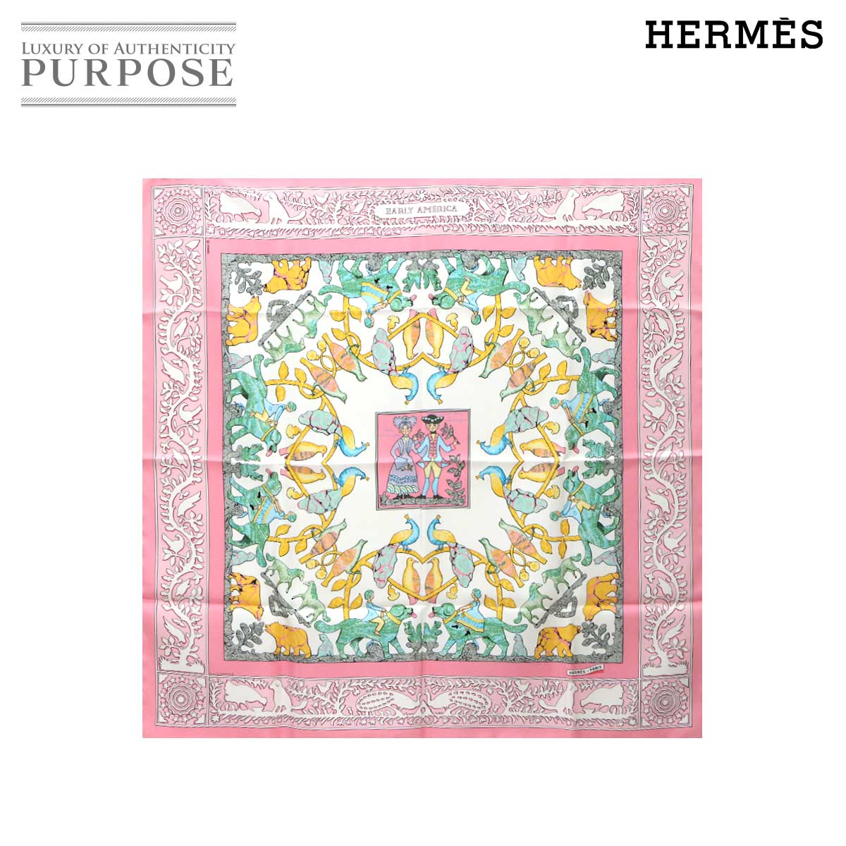 楽天市場】【送料込】HERMES エルメス カレ 『古き良きアメリカ