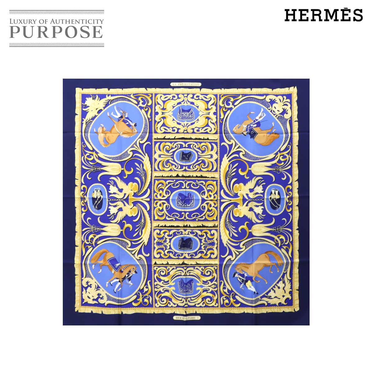 早い者勝ち極美品✨エルメス カレ90 スカーフ GRANDE TENUE 楽天市場】【未使用品】【アパレル】HERMES エルメス カレ90