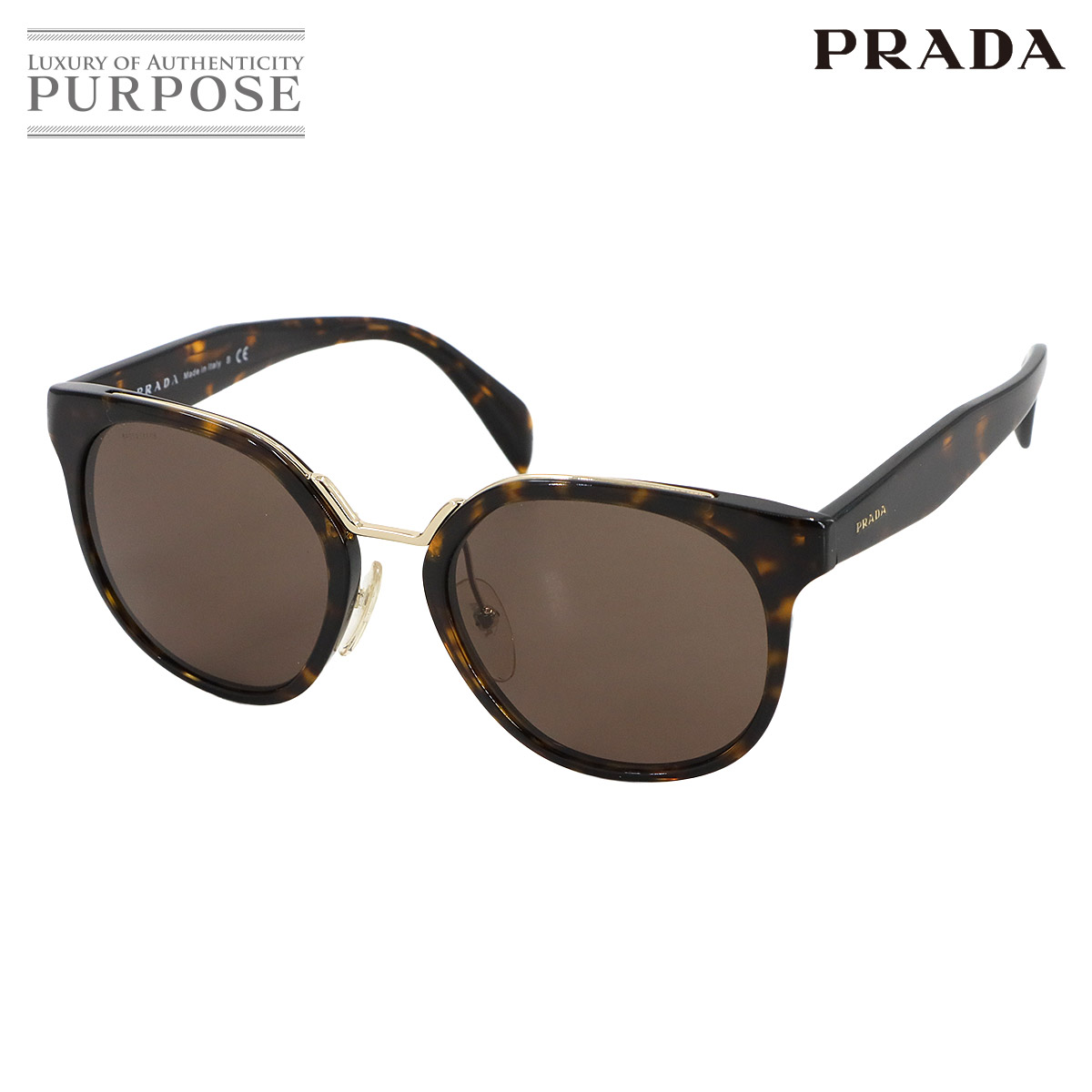 PRADA サングラス 茶系 楽天市場】PRADA プラダ ロゴプレート サングラス アイウェア