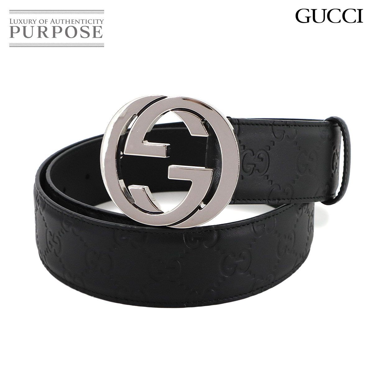 GUCCI ベルト　インターロック　バックル　グッチ 楽天市場】GUCCI グッチ グッチシマ GG インターロッキング G