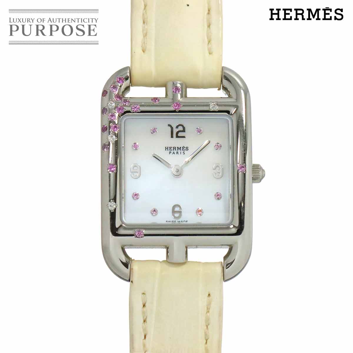 楽天市場】HERMES エルメス キャプテンニモ デイト アイボリー