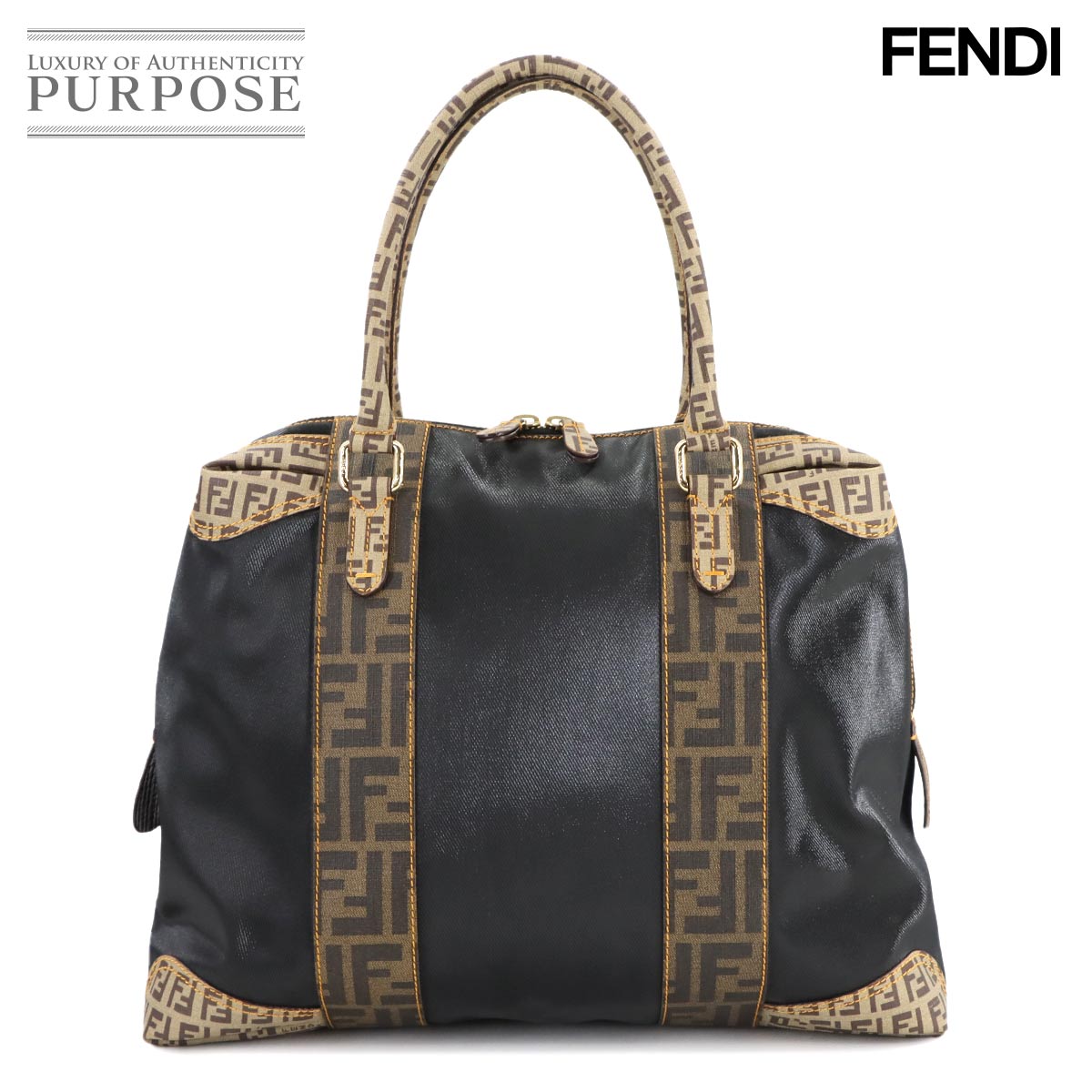 楽天市場】【美品】 フェンディ FENDI ズッカ柄 ハンド バッグ