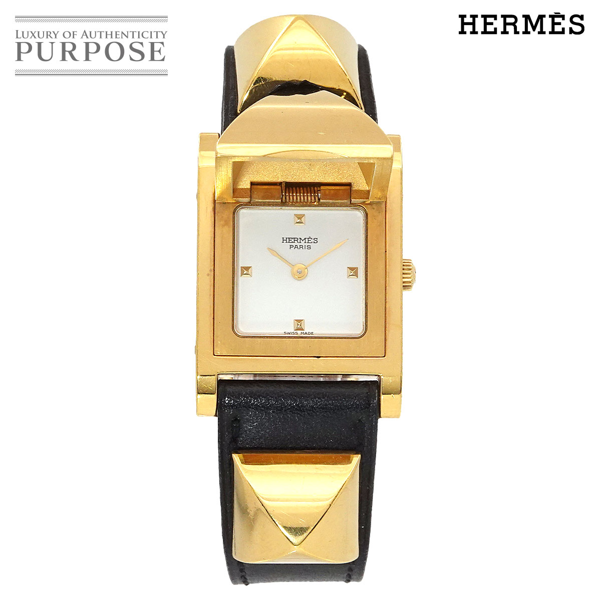 楽天市場】エルメス 時計 腕時計 ミニメドール クォーツ