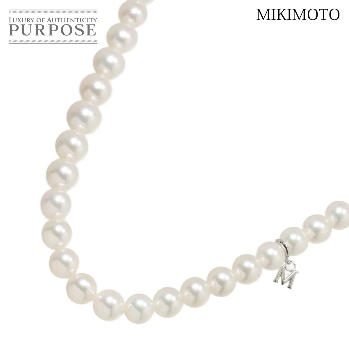 楽天市場】ミキモト MIKIMOTO ネックレス パール 7.0-7.5mm珠 SV925