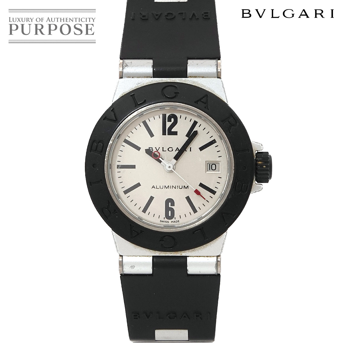 ブルガリ/BVLGARI レディースクォーツ 楽天市場】【中古】 ブルガリ BVLGARI アルミニウムレディース