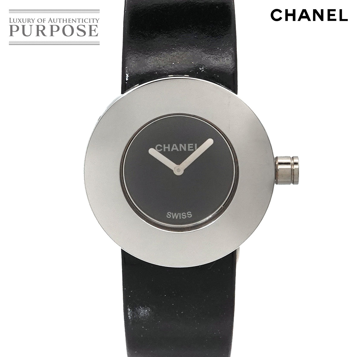 シャネル CHANEL ラ ロンド H0579 ヴィンテージ レディース ウォッチ 黒いこと 石英 御覧なさる La Ronde 【中古】