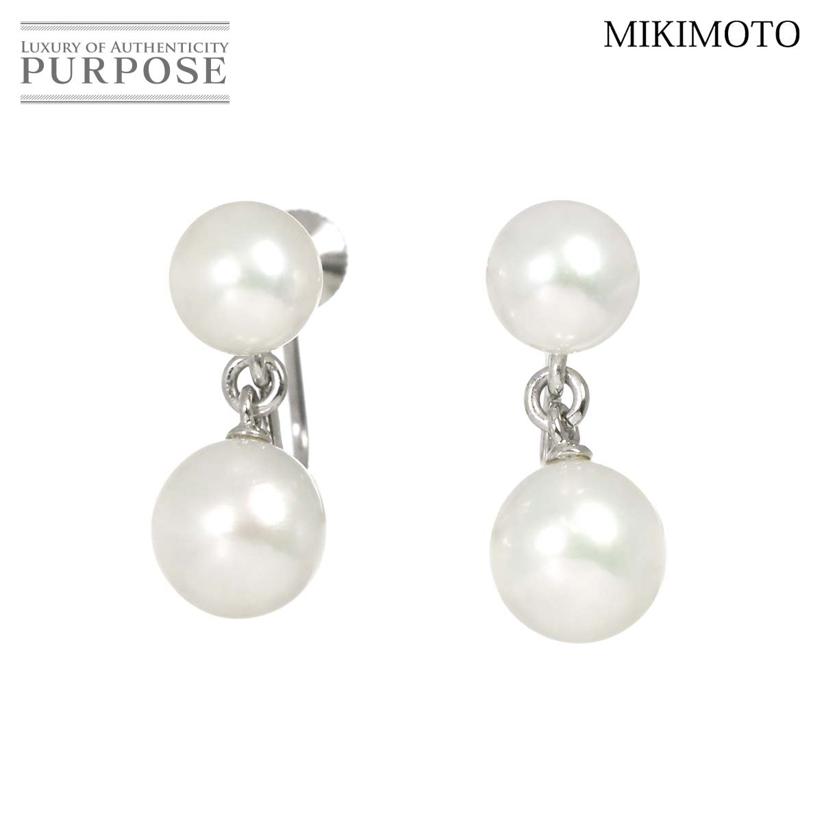K18ミキモト ペルリータ パールイヤリング片耳用 楽天市場】ミキモト ペルリータ ミキモト パール 真珠 イヤリング K18