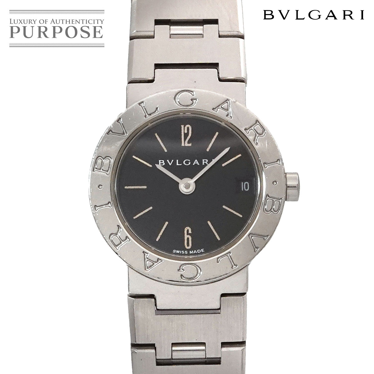 新品ベルト✨　BVLGARI BB23SLD ブラック文字盤　クォーツ　シルバー 楽天市場】【ウォッチ】BVLGARI ブルガリ ブルガリブルガリ