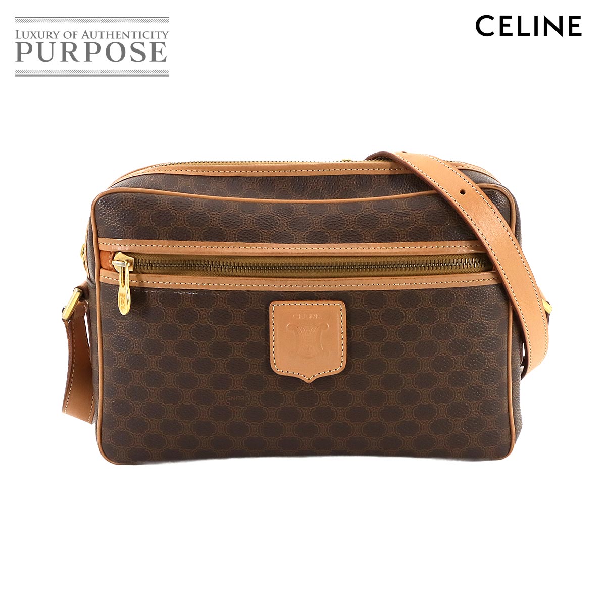 ⭐CELINE⭐　美品　セリーヌ　ショルダーバッグ　マカダム柄　ブラウン 楽天市場】【10%OFF】 セリーヌ ショルダーバッグ マカダム PVC
