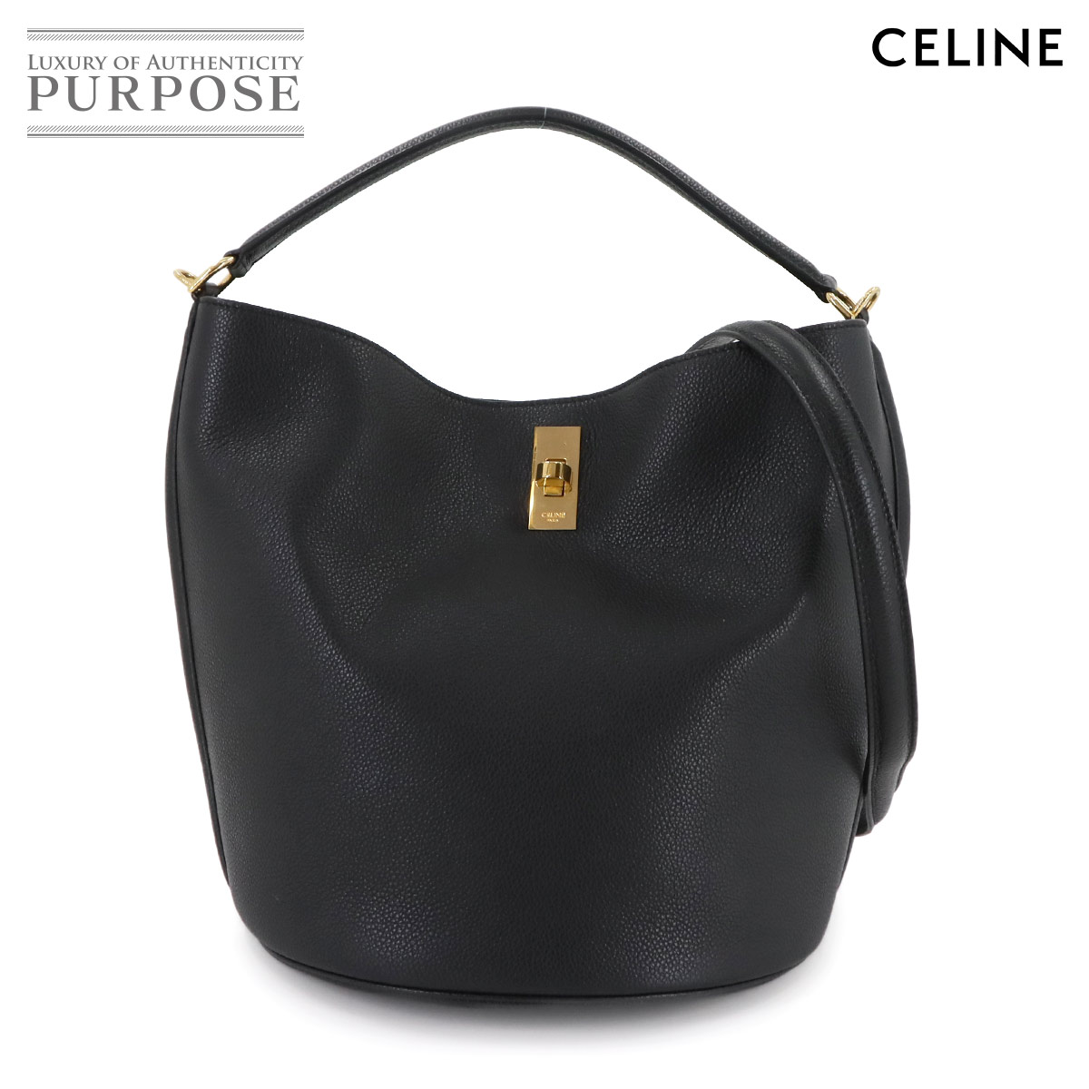 楽天市場】【美品】セリーヌ 【CELINE】 バケットバッグ16