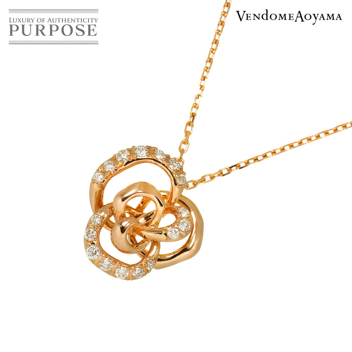 ヴァンドーム青山 クリスティーヌ ダイヤ ネックレス 現行モデル【23686】 AGAN638645DI_999_0_20240620150