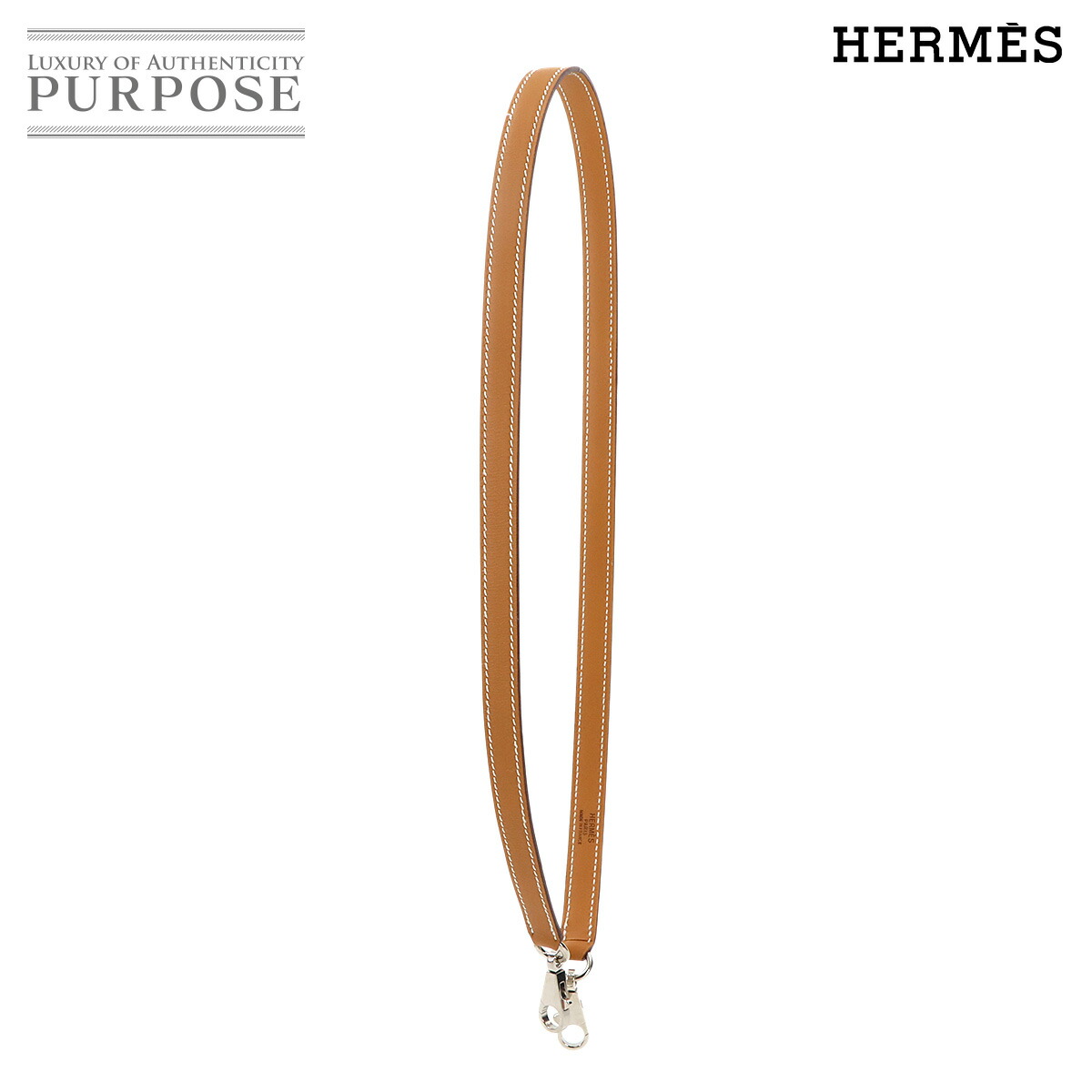 【新品負けず劣らず】 エルメス HERMES ケリー ボリード 肩肉 同盟罷工一回り シャモニー 自然的 赤銅色 小物 Shoulder Strap 【中古】