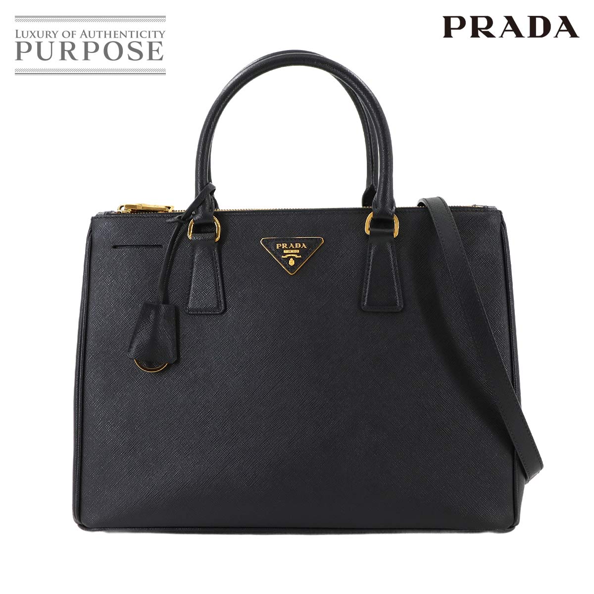 PRADA ガレリア サフィアーノレザー バイカラートートバッグ 楽天市場】【バッグ】PRADA プラダ ガレリア ハンドバッグ バイ
