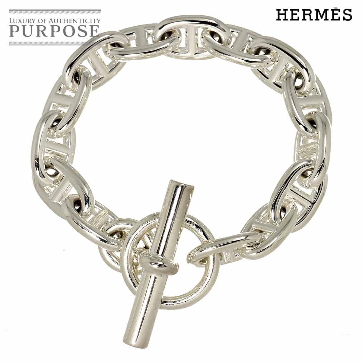 新品　HERMES シェーヌダンクル　TGM11コマ HERMES エルメス ブレスレット シェーヌダンクル TGM 11コマ シルバー