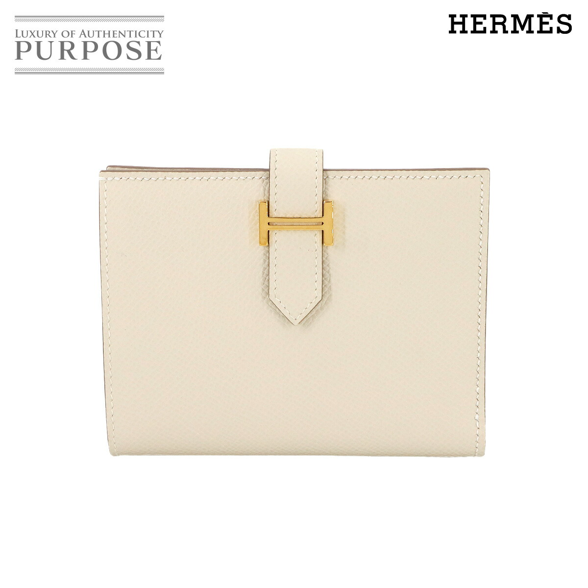 楽天市場】【HERMES】エルメス ベアンコンパクト 二つ折り財布