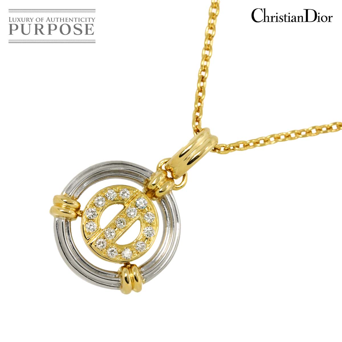 楽天市場】クリスチャンディオール Christian Dior ネックレス Oui