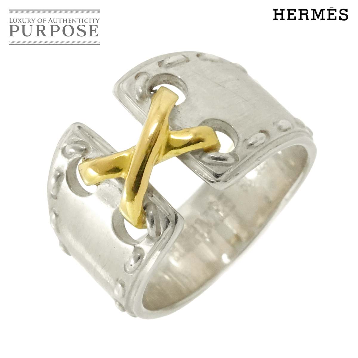 楽天市場】エルメス HERMES メキシコ チェーン リング 指輪